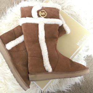 Michael Kors Winter Tall Boot ll walnut